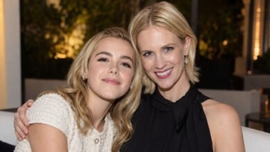 Erin Ann Shipka with Kiernan Shipka in a close-up portrait